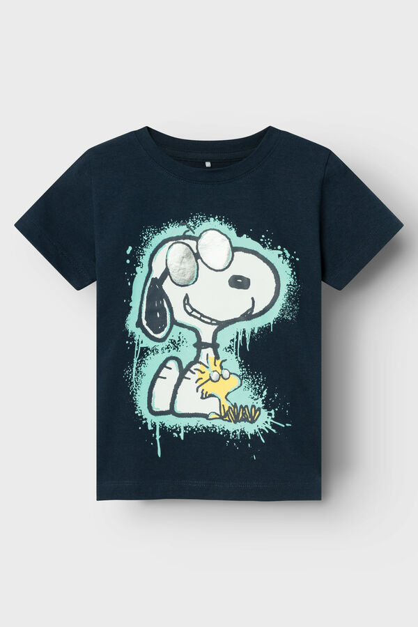 Name it Camisola para menino de Snoopy azul
