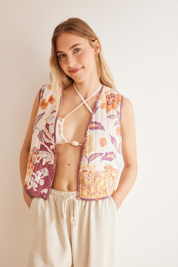 Women'secret Cal&ccedil;as linho beige bege