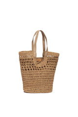 Abbacino  Capazo rafia camel beige