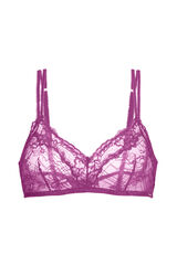 Dorina Origins Bralette de encaje sin relleno fucsia