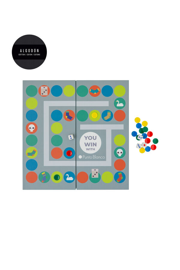 Punto Blanco Calcetines juego oca azul