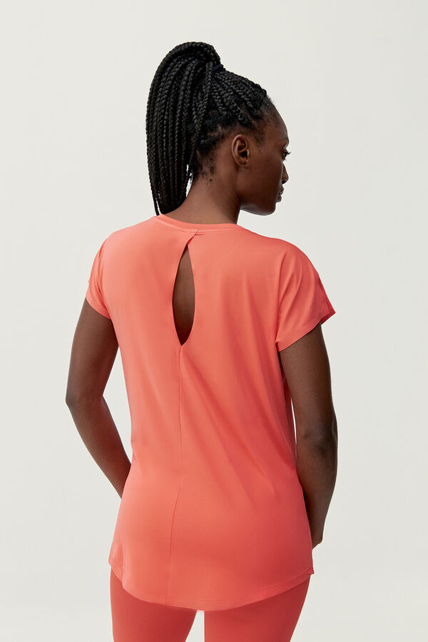 Born Living Yoga Shirt Aina Coral Bright coral