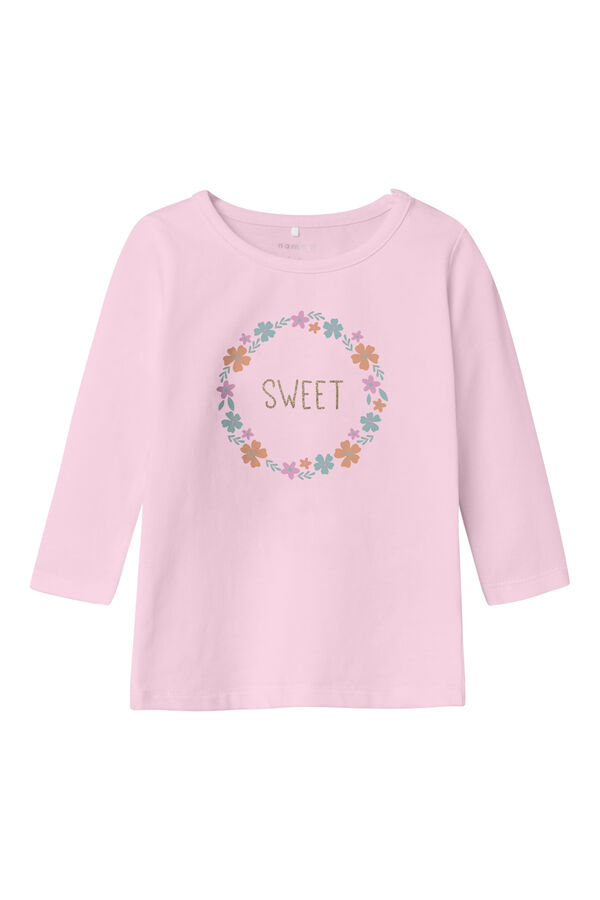 Name it Camiseta de menina doce rosa