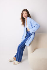 Women'secret Pantal&oacute;n largo lounge viscosa rayas estampado