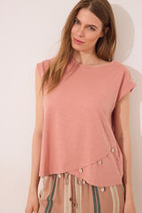 Women'secret T-shirt manga manga  vermelho