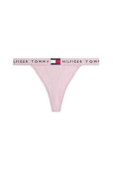 Tommy Jeans Tanga con logo en la cintura rosa