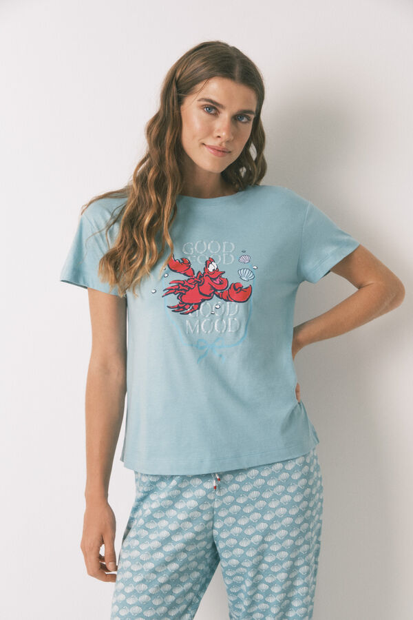 Women'secret Pijama Capri 100% algod&oacute;n Sebasti&aacute;n verde verde