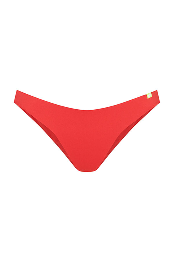 HI&BYE Braga bikini brasile&ntilde;a frunce coral coral