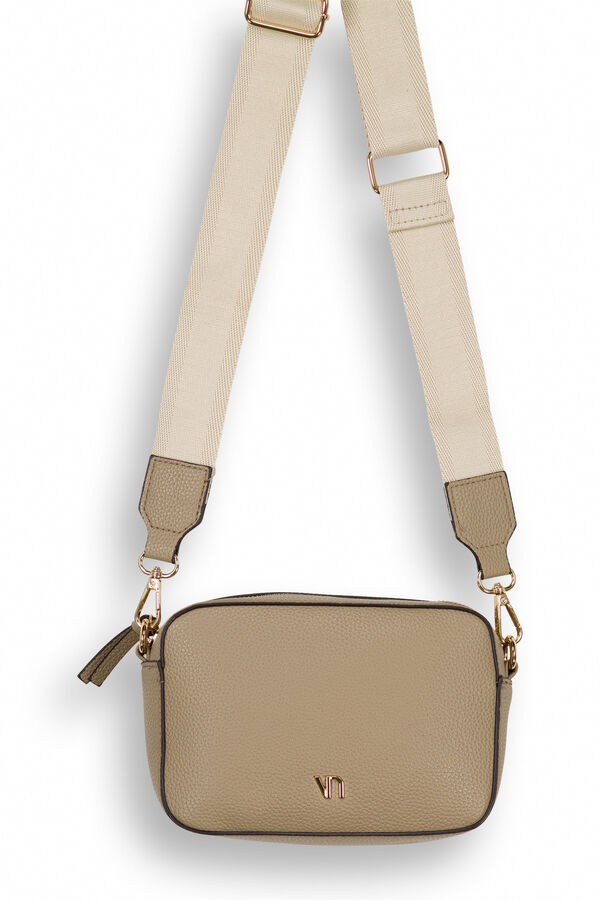 Vilanova Bolso Bandolera Rectangular Efecto Piel verde