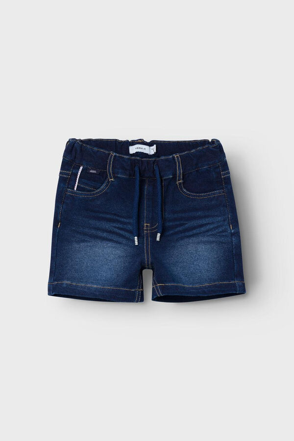 Name it Cal&ccedil;as curtas denim para menina azul