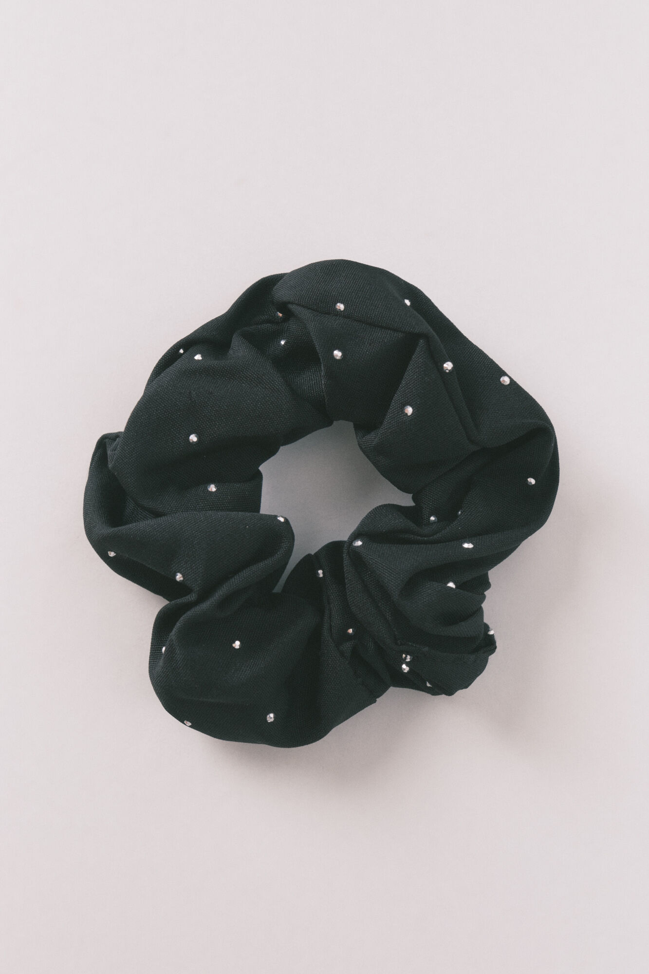 Women'secret Maxi scrunchie preto com glitter