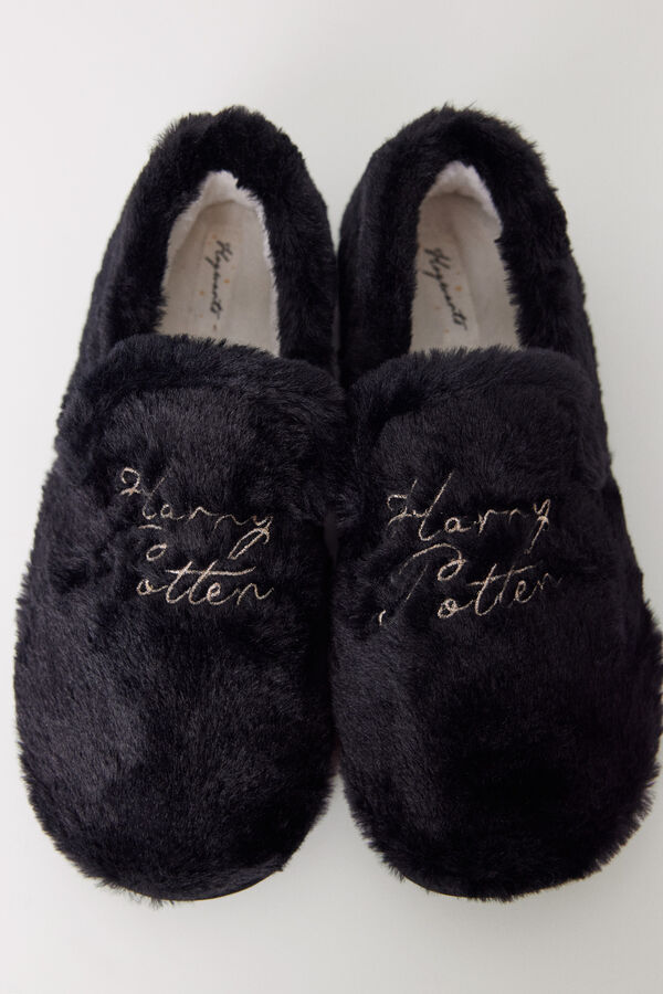 Women'secret Chinelos mocassim Harry Potter preto