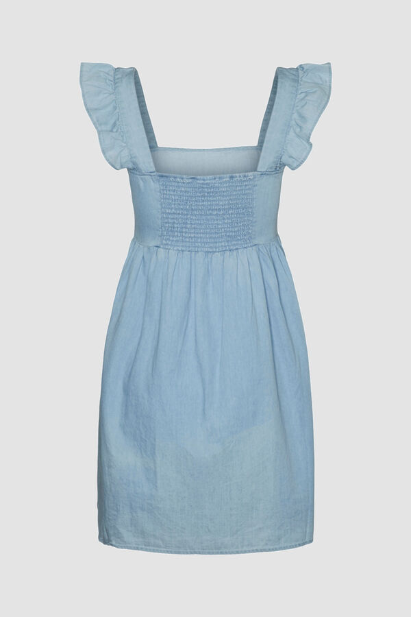 Mamalicious Vestido corto de tirantes maternity azul