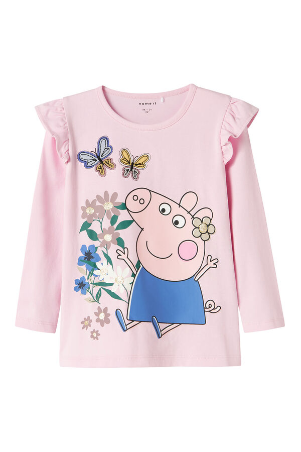 Name it Camiseta de Peppa Pig de algod&oacute;n rosa