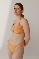 Womensecret Top bikini triangular Tigress naranja