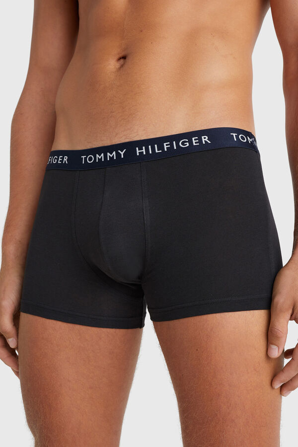 Tommy Hilfiger Pack de 3 boxers con cinturilla de colores negro