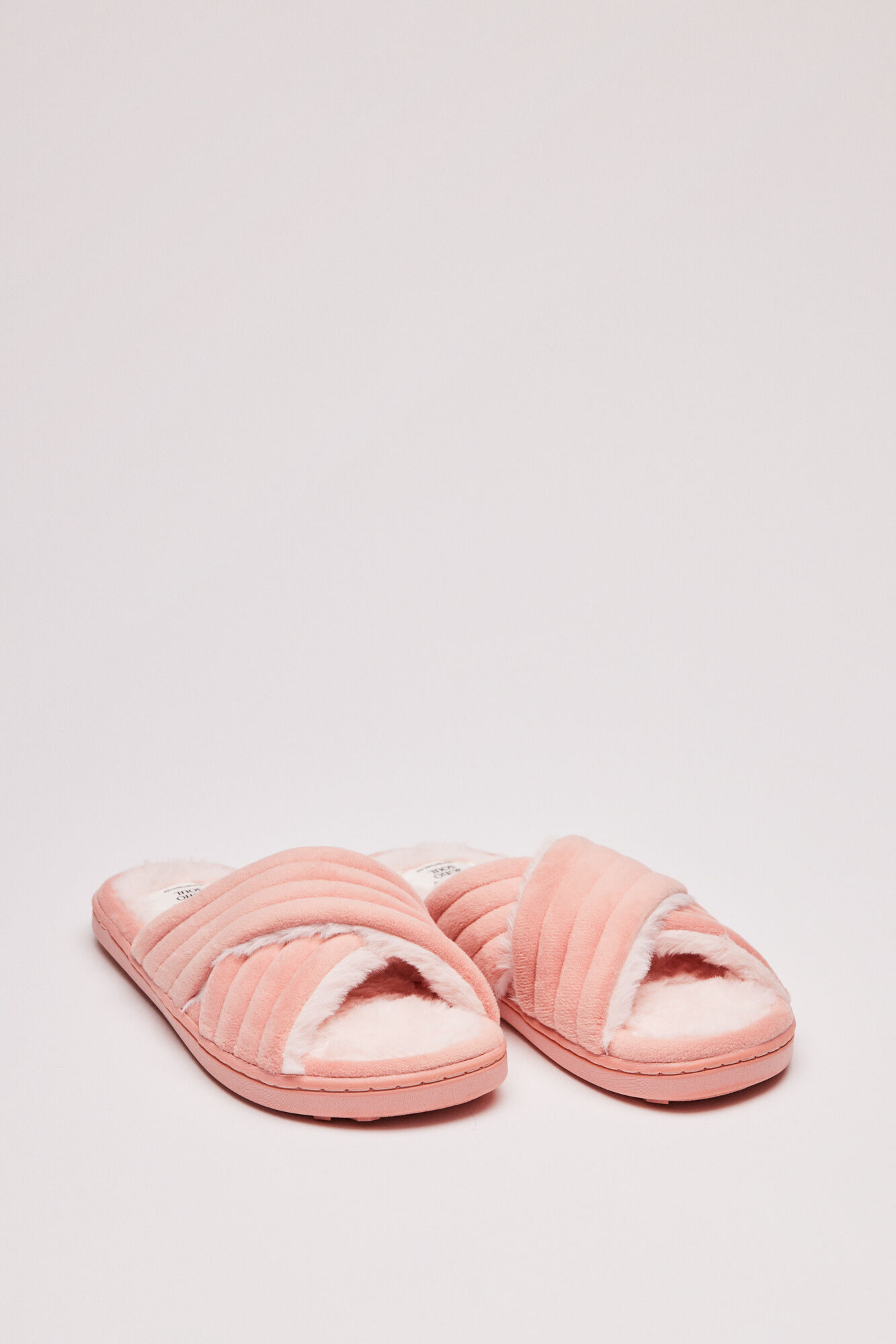 Women'secret Zapatillas casa tiras cruzadas rosa