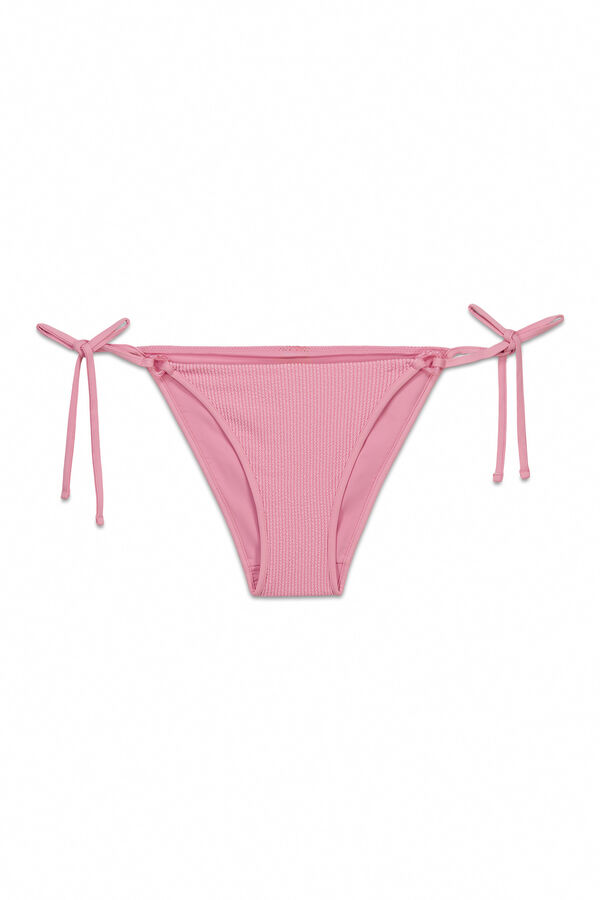 Women'secret Braga bikini brasile&ntilde;a textura crinkle rosa rosa