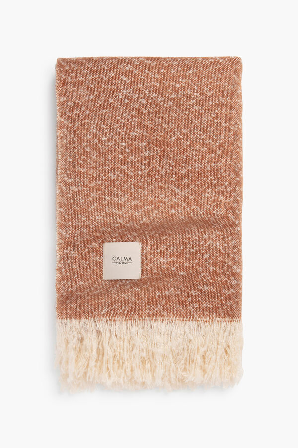 Calma House Plaid Lara 120x180 Tierra naranja