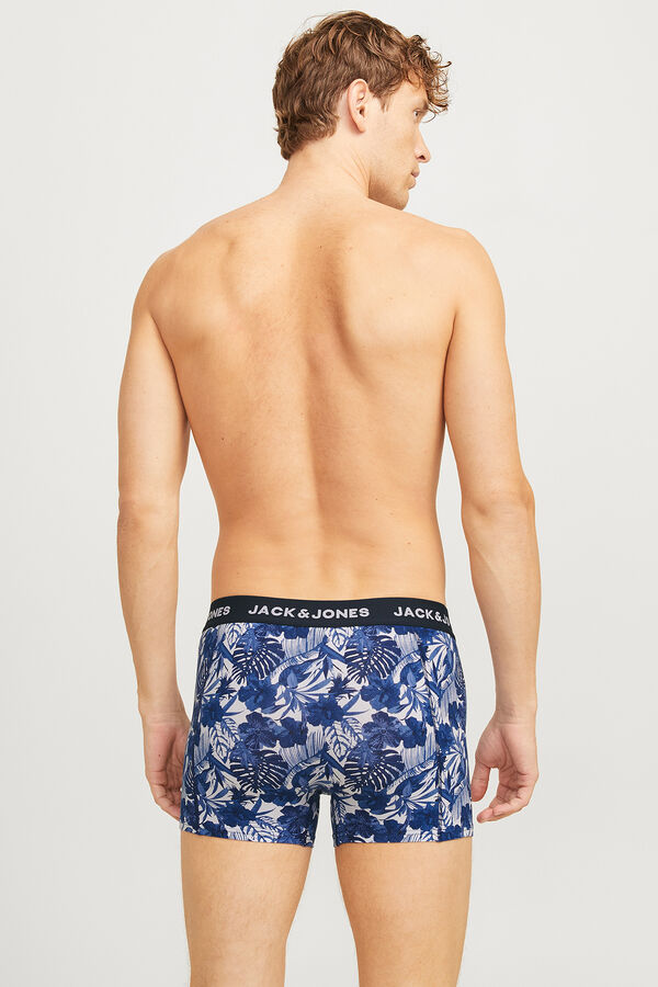 Jack & Jones Pack 3 b&oacute;xers cortos azul