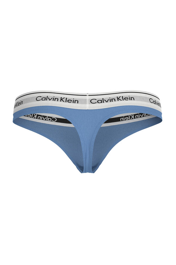Calvin Klein Tanga logo Calvin Klein azul