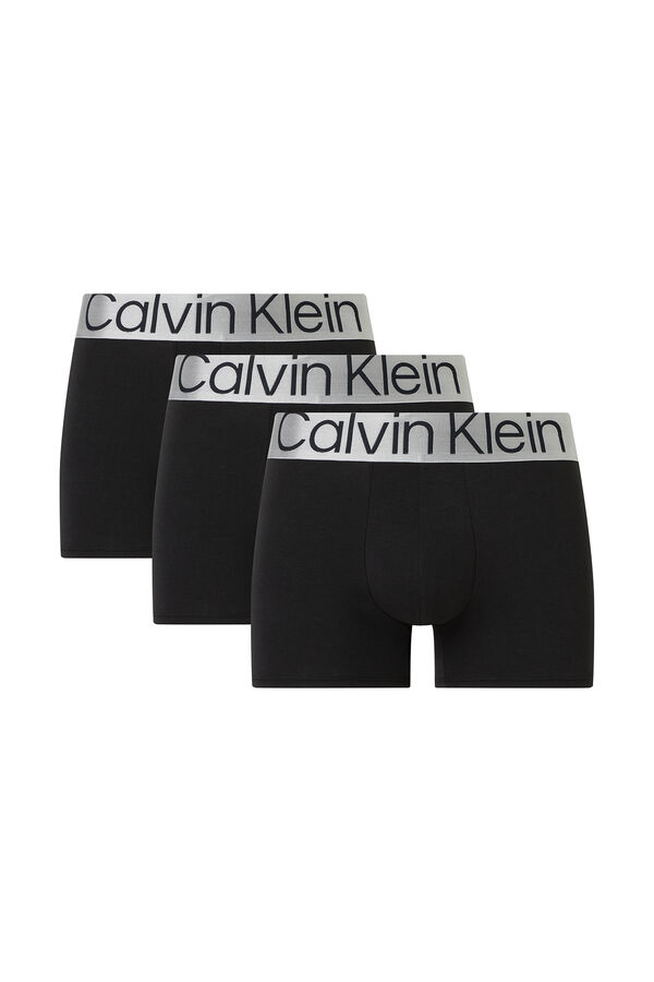 Calvin Klein Pack 3 b&oacute;xer cinturilla brillante estampado