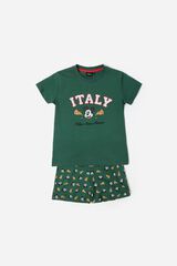 Admas Pijama curto Mickey Mouse It&aacute;lia verde