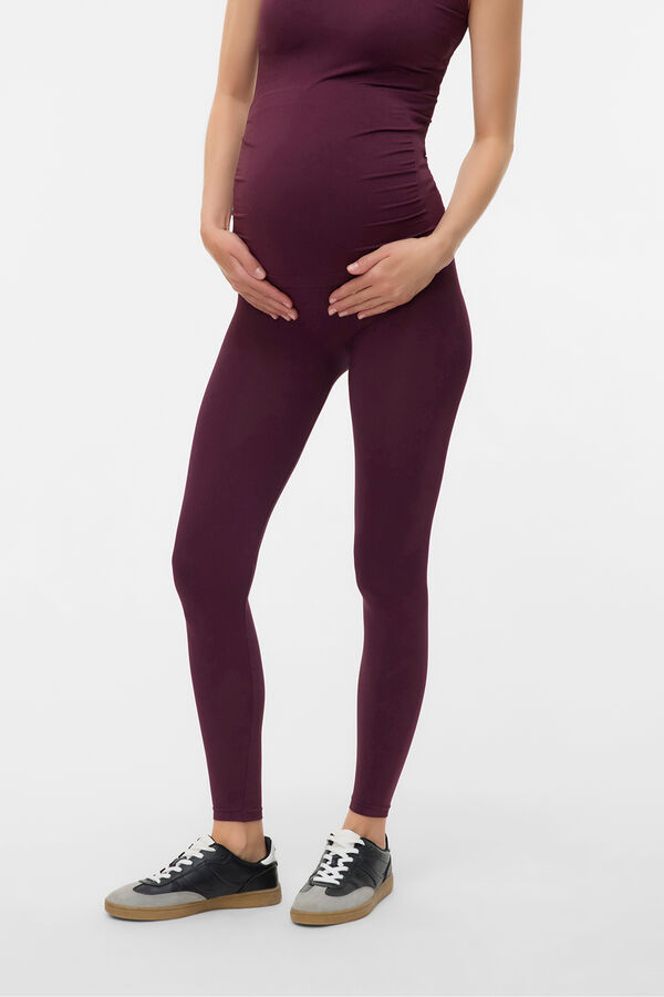 Mamalicious Leggins deportivo Maternity morado/lila