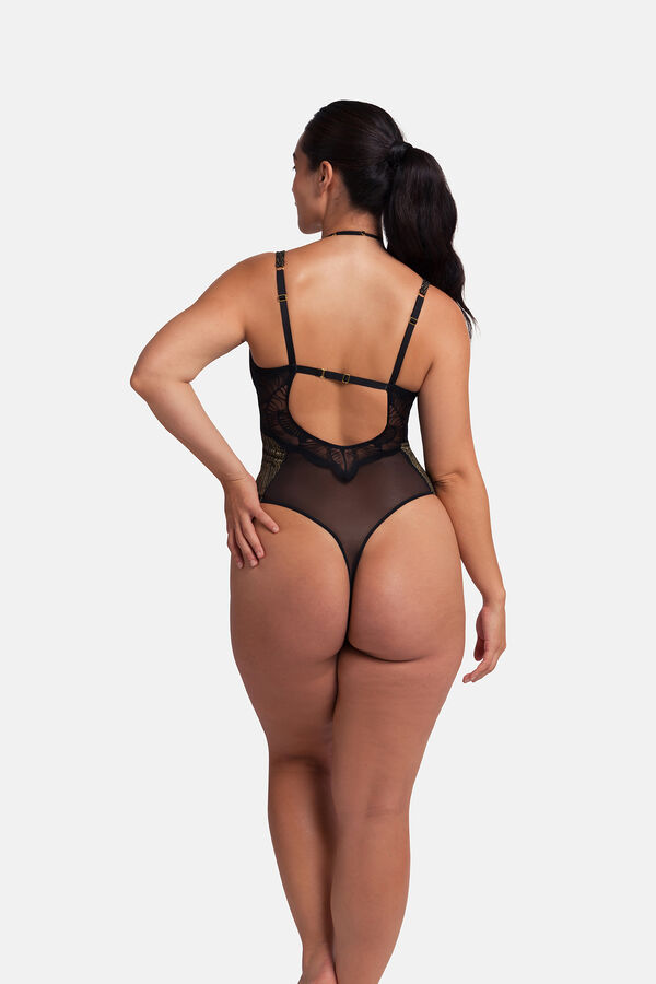 Dorina Macac&atilde;o de lurex preto