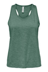 Only Play Camiseta t&eacute;cnica de tirantes espalda nadadora verde