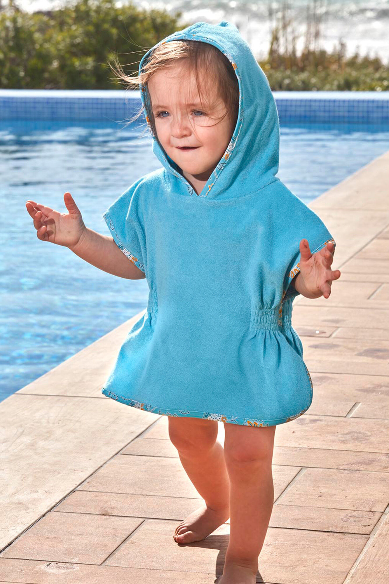 Gocco Capa de terry azul claro