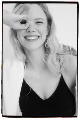 HI&BYE Soutien crop seamless preto preto