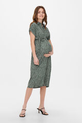 Womensecret Vestido camiseiro maternity verde