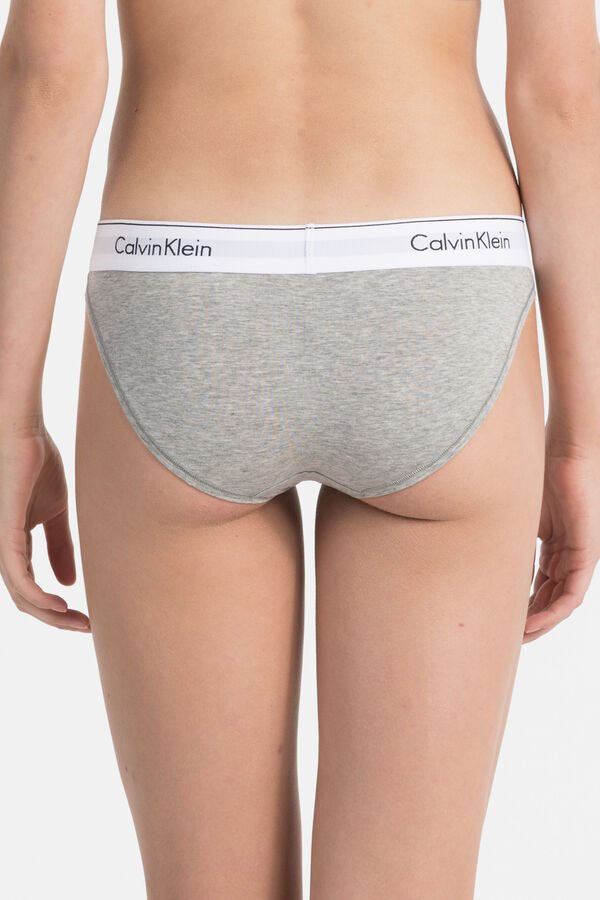 Calvin Klein Cuequinhas cós elástico Modern Cotton cinzento