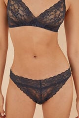 Women'secret Cuequinha renda cinzenta cinzento