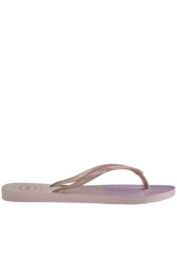 Havaianas Chanclas purpurina niña rosa rosa