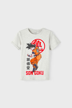 Womensecret T-shirt de menino de manga curta do Dragonball cinzento