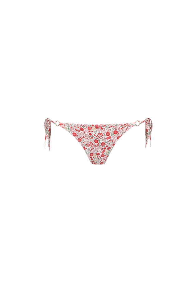 Women'secret Biquíni fio dental mini floral tanga estampado