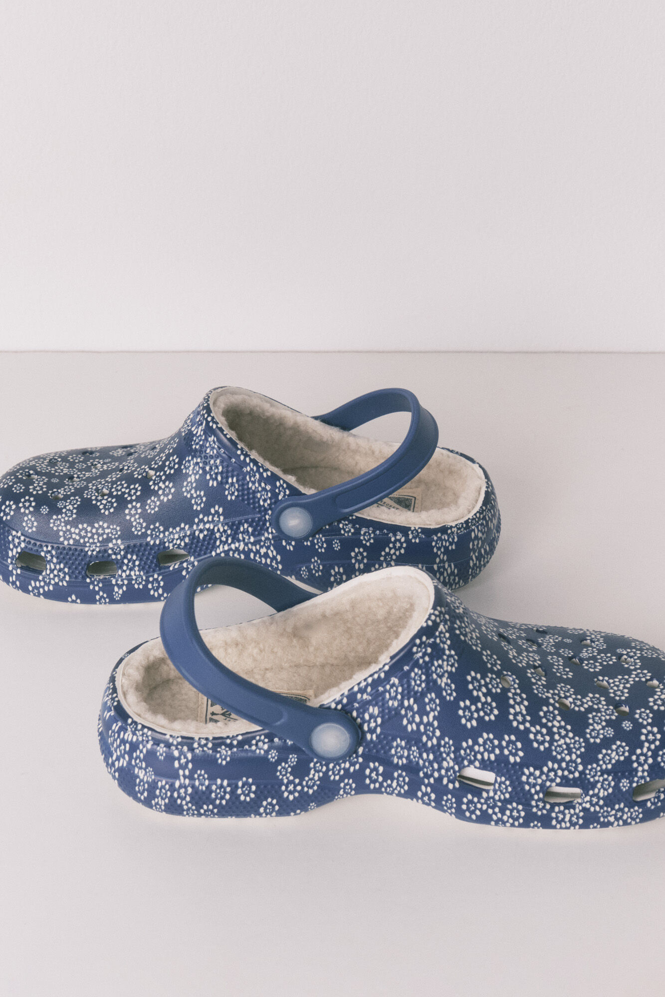 Women'secret Tamancos de quarto forrados com estampado de flores