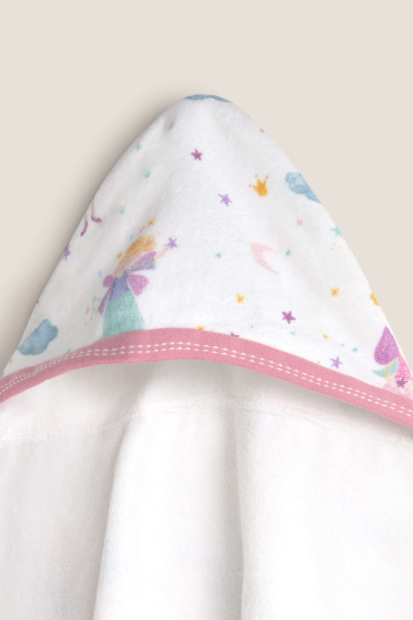Textura Toalla capucha princesas unicornios