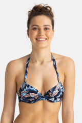 Dorina Top de bikini push-up Tasmania azul