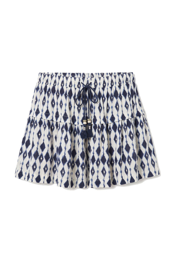 Women'secret Cal&ccedil;&otilde;es de voil estampado azul azul