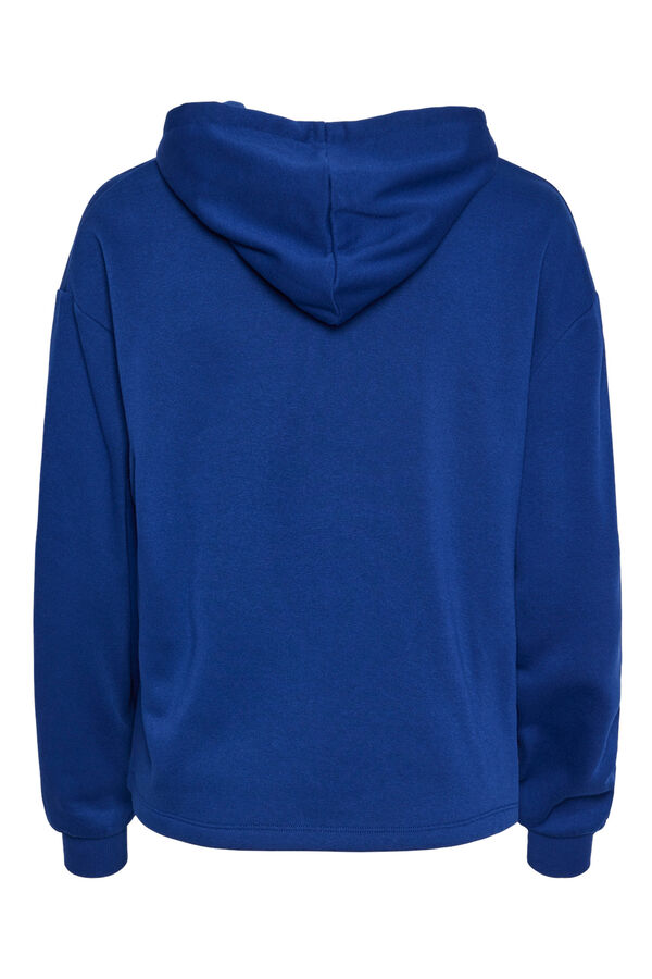 Pieces Sudadera con capucha azul