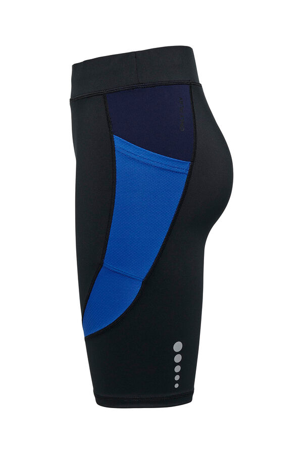 Womensecret Malha ciclista detalhe azul preto