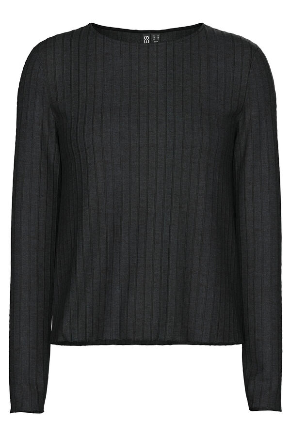 Pieces Camiseta manga larga negro