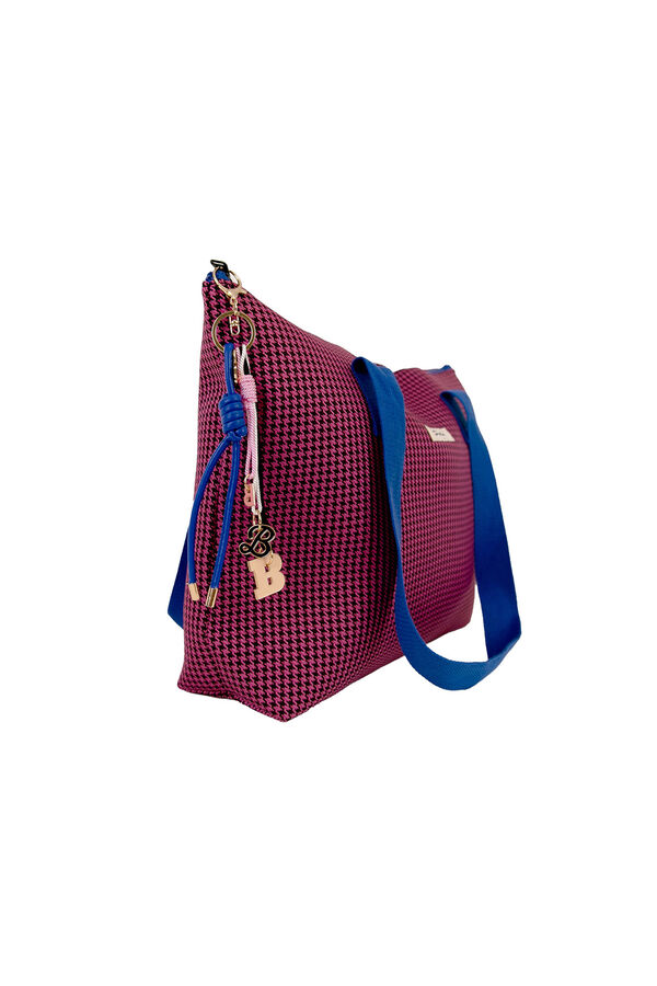 Mr. Wonderful Mala tote - Pied-De-Poule branco