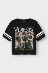 Name it Camiseta Wdnesday de ni&ntilde;a negro