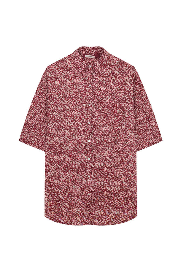 Women'secret Camisola 100% algod&oacute;n estampado granate estampado