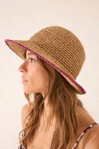 Women'secret Sombrero efecto raffia beige
