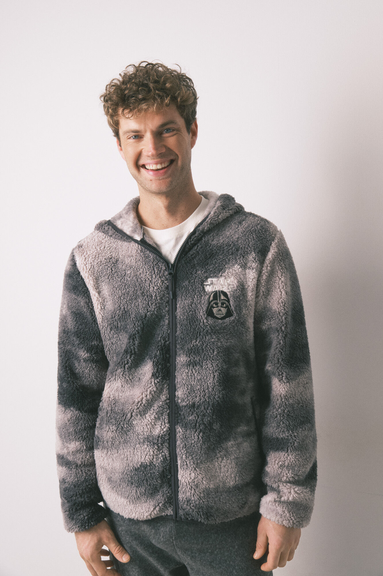 Women'secret Bata corta hombre borreguito gris Star Wars